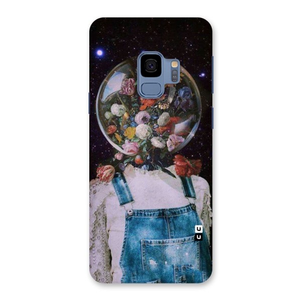 Flower Face Back Case for Galaxy S9