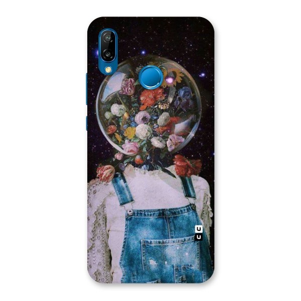 Flower Face Back Case for Huawei P20 Lite