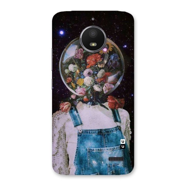 Flower Face Back Case for Moto E4