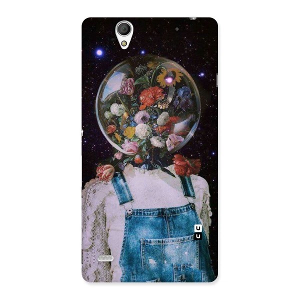 Flower Face Back Case for Sony Xperia C4