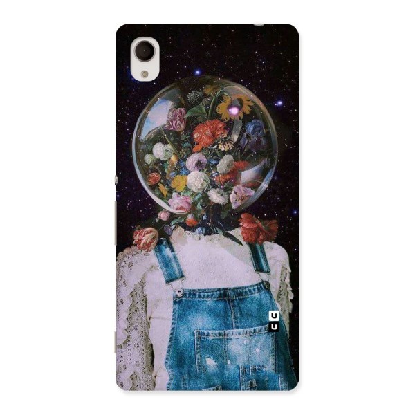 Flower Face Back Case for Sony Xperia M4