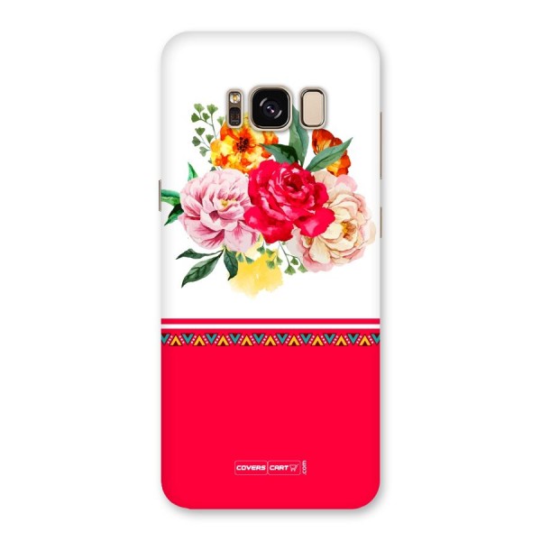 Flower Fusion Back Case for Galaxy S8