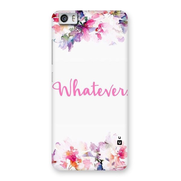 Flower Whatever Back Case for Xiaomi Redmi Mi5