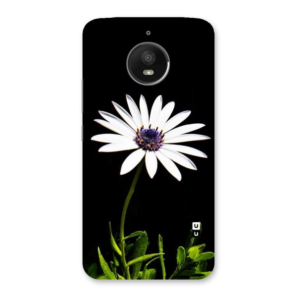 Flower White Spring Back Case for Moto E4 Plus