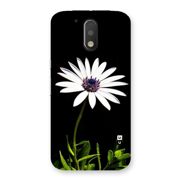 Flower White Spring Back Case for Motorola Moto G4