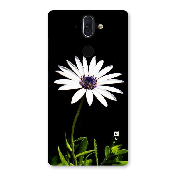 Flower White Spring Back Case for Nokia 8 Sirocco