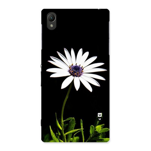 Flower White Spring Back Case for Sony Xperia Z1