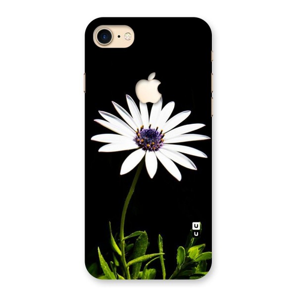 Flower White Spring Back Case for iPhone 7 Apple Cut