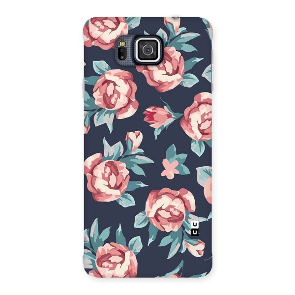 Flowers Painting Back Case for Galaxy Alpha