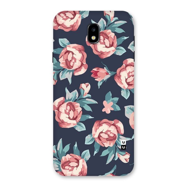 Flowers Painting Back Case for Galaxy J7 Pro