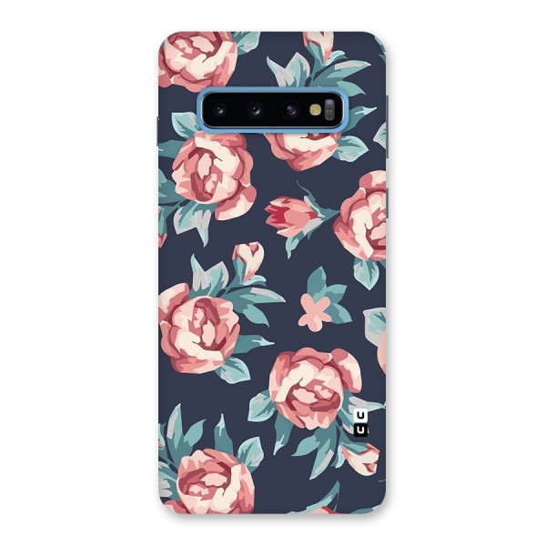 Flowers Painting Back Case for Galaxy S10