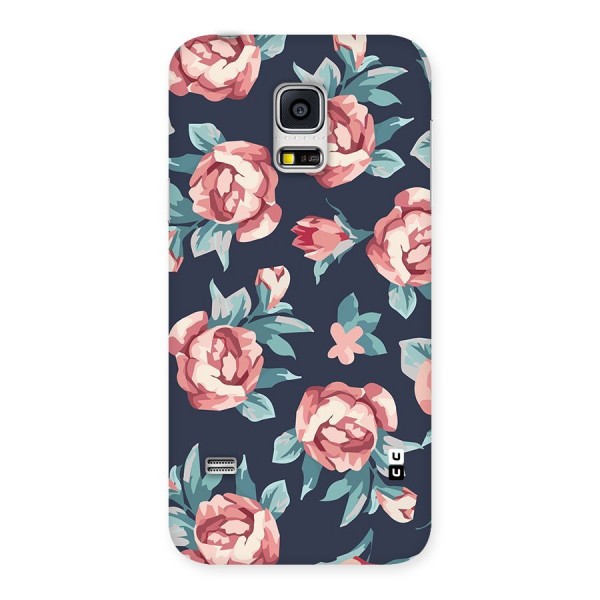 Flowers Painting Back Case for Galaxy S5 Mini