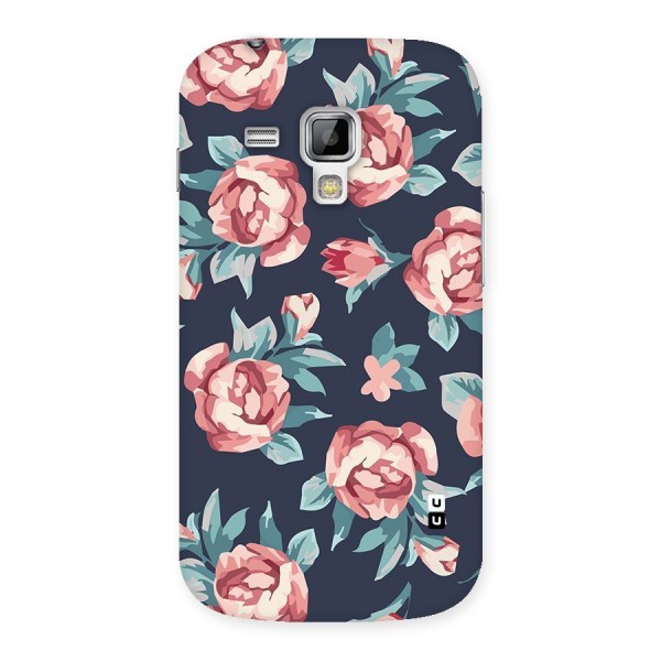 Flowers Painting Back Case for Galaxy S Duos