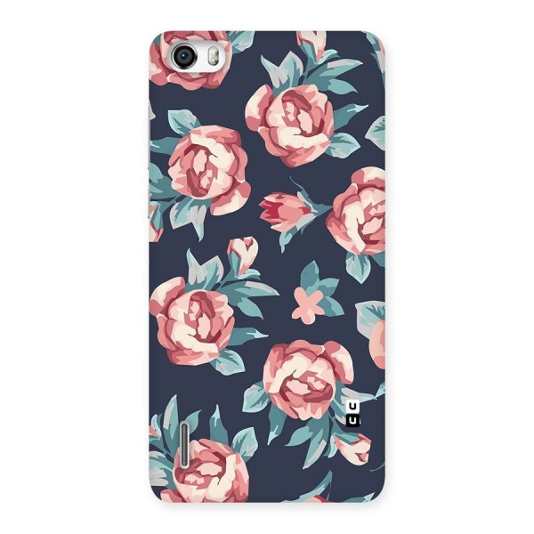 Flowers Painting Back Case for Honor 6