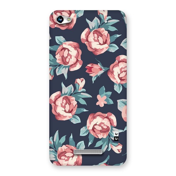 Flowers Painting Back Case for Micromax Hue 2