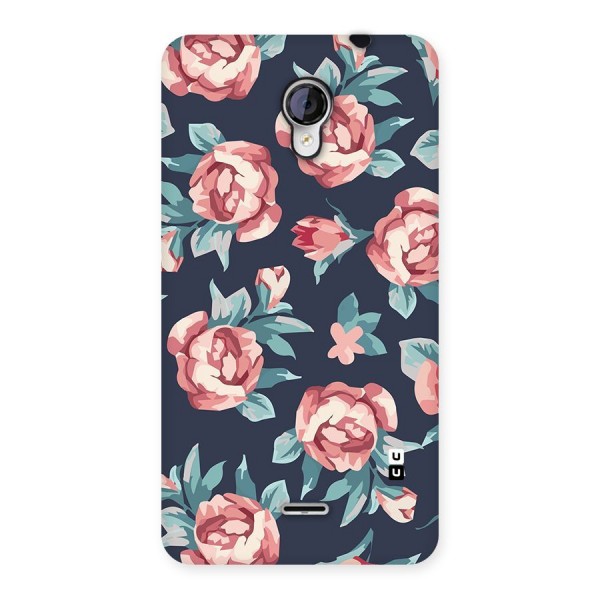 Flowers Painting Back Case for Micromax Unite 2 A106