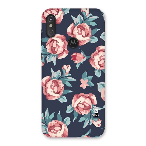 Flowers Painting Back Case for Motorola One Power