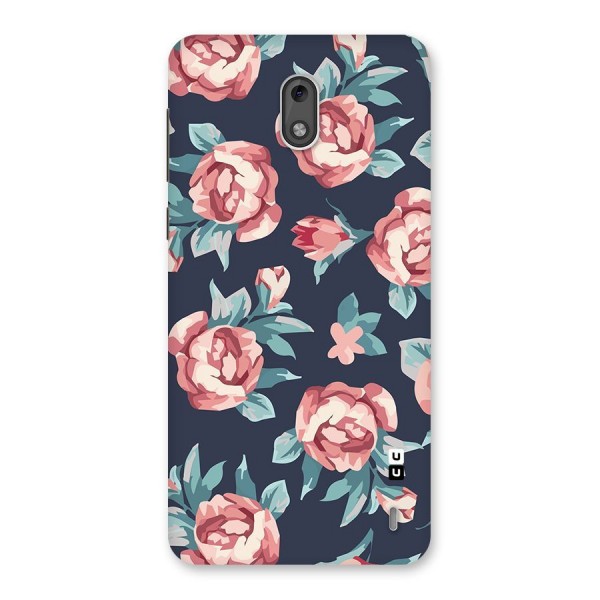 Flowers Painting Back Case for Nokia 2