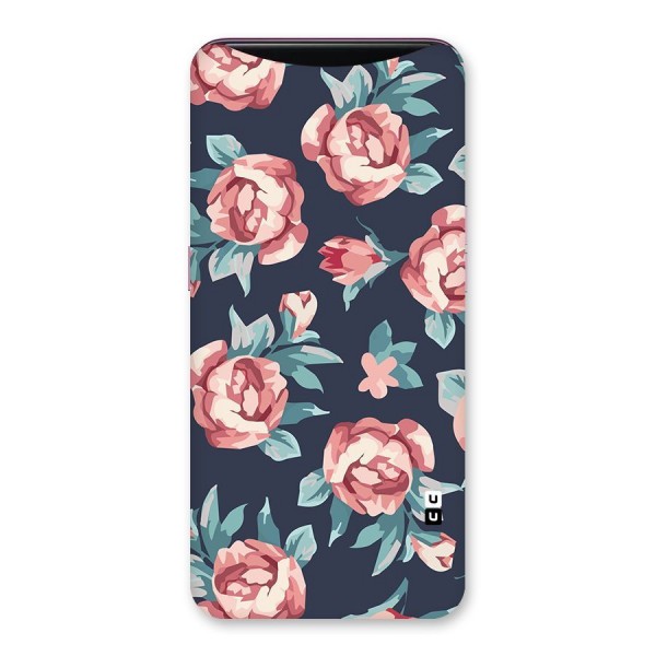 Flowers Painting Back Case for Oppo Find X