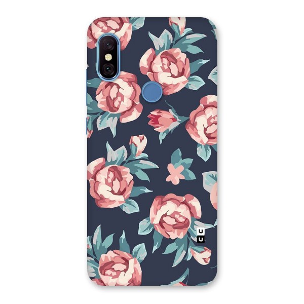 Flowers Painting Back Case for Redmi Note 6 Pro