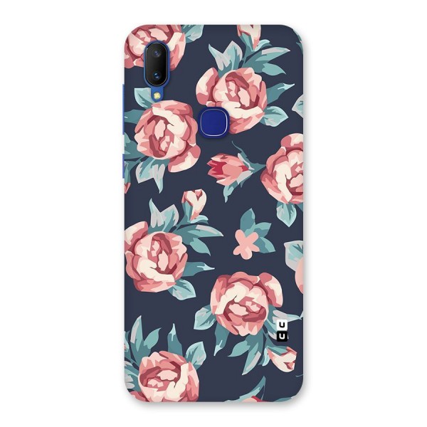 Flowers Painting Back Case for Vivo V11