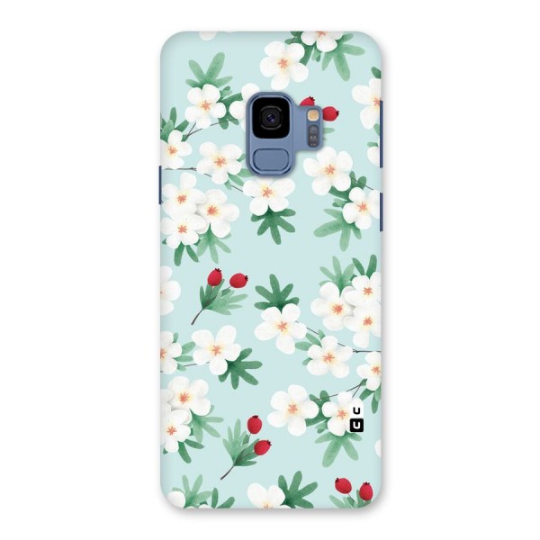 Flowers Pastel Back Case for Galaxy S9