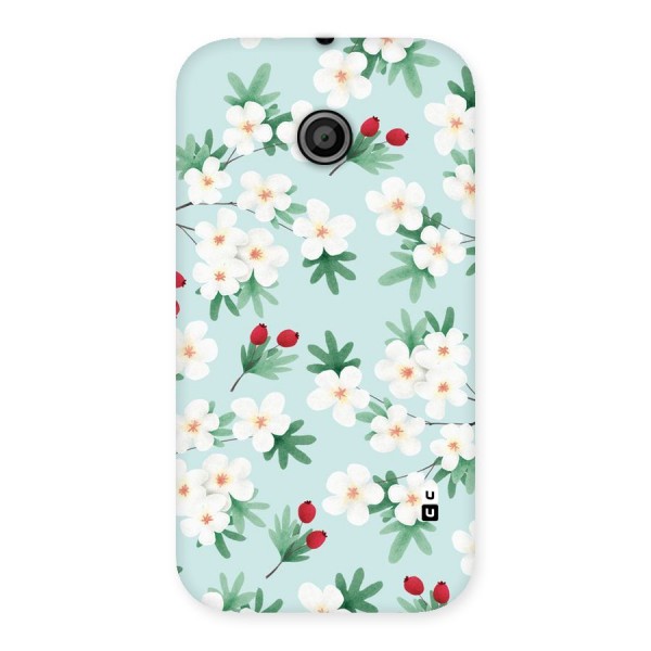 Flowers Pastel Back Case for Moto E