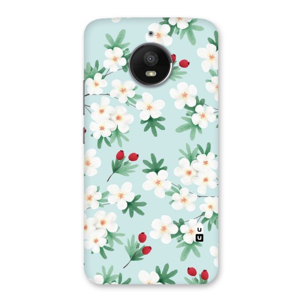 Flowers Pastel Back Case for Moto E4 Plus