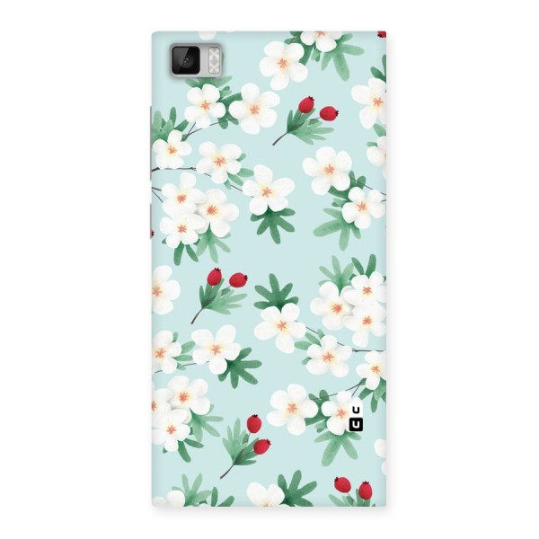 Flowers Pastel Back Case for Xiaomi Mi3