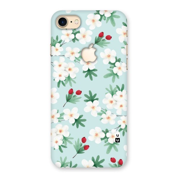 Flowers Pastel Back Case for iPhone 7 Apple Cut