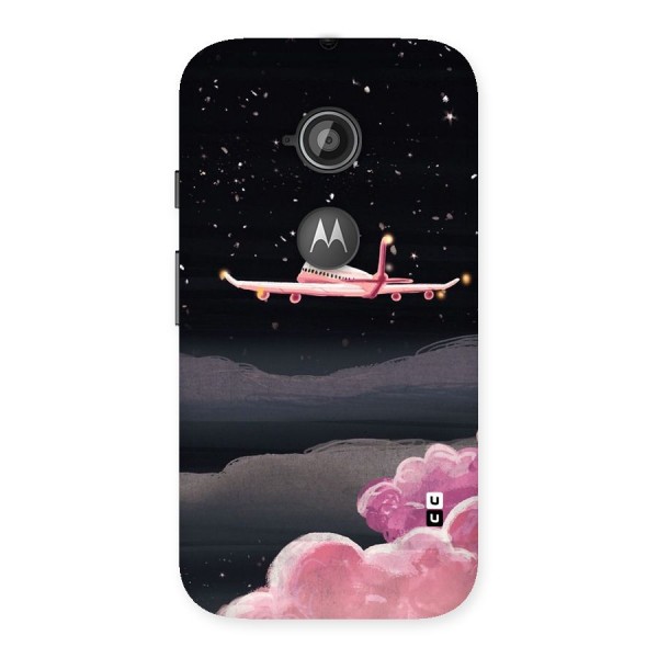 Fly Pink Back Case for Moto E 2nd Gen