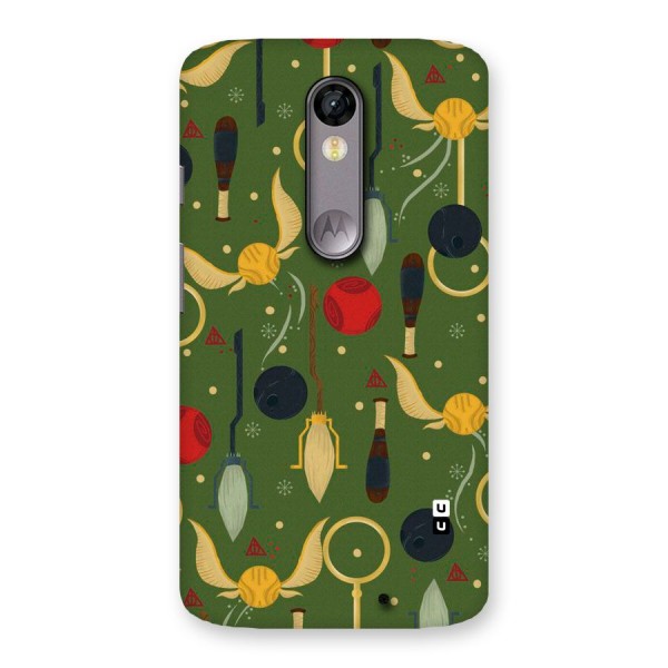 Flying Ball Pattern Back Case for Moto X Force