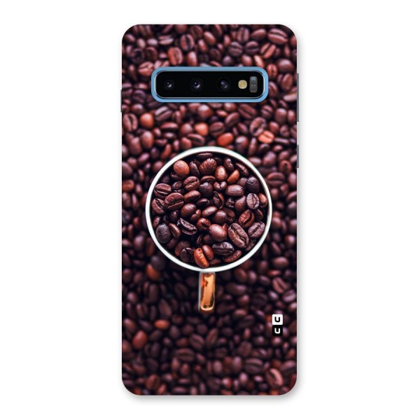 Focus Coffee Beans Back Case for Galaxy S10