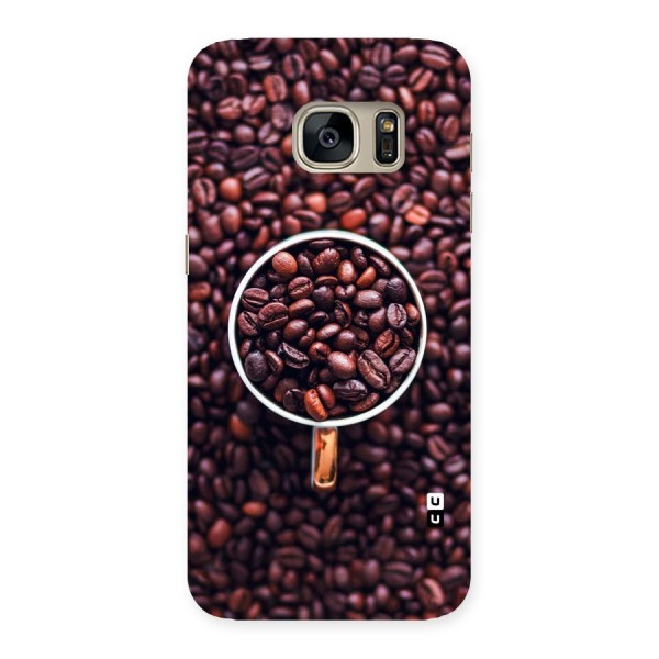 Focus Coffee Beans Back Case for Galaxy S7