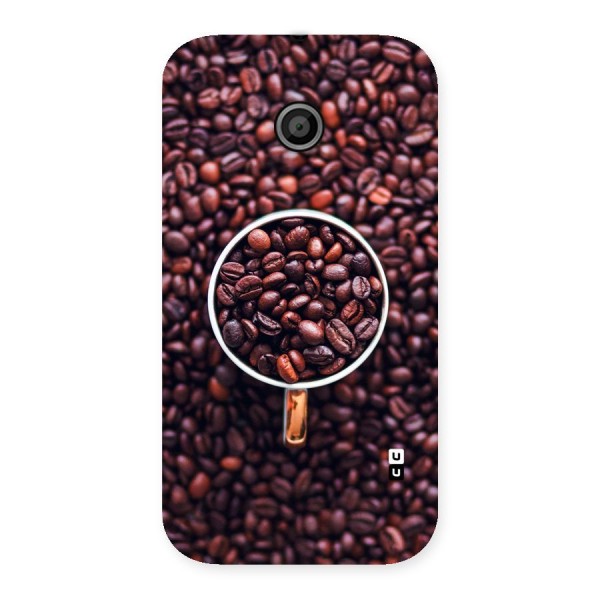 Focus Coffee Beans Back Case for Moto E