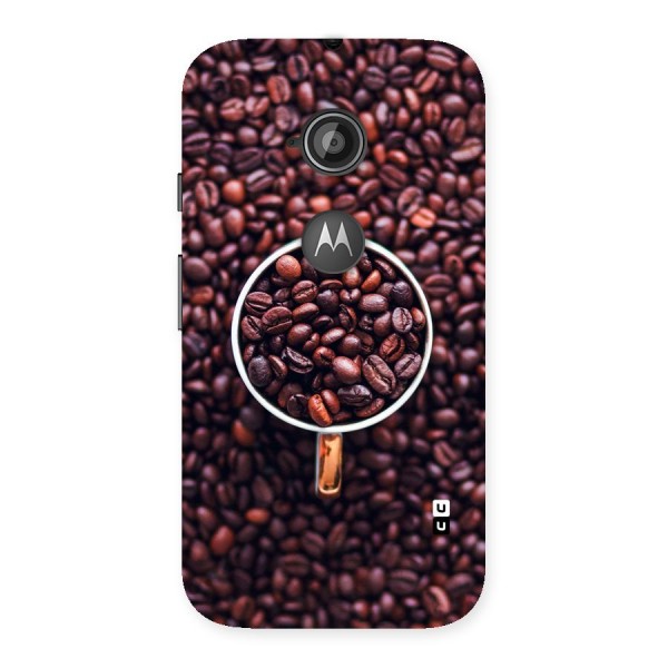 Focus Coffee Beans Back Case for Moto E 2nd Gen