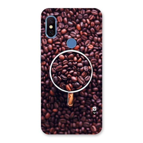 Focus Coffee Beans Back Case for Redmi Note 6 Pro