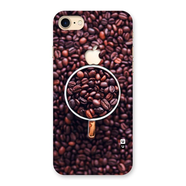 Focus Coffee Beans Back Case for iPhone 7 Apple Cut