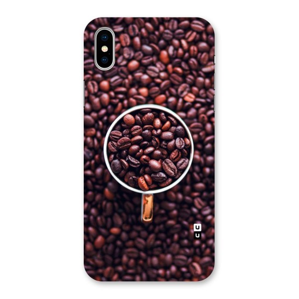 Focus Coffee Beans Back Case for iPhone X