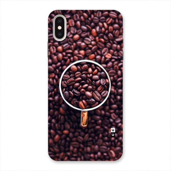 Focus Coffee Beans Back Case for iPhone XS Max