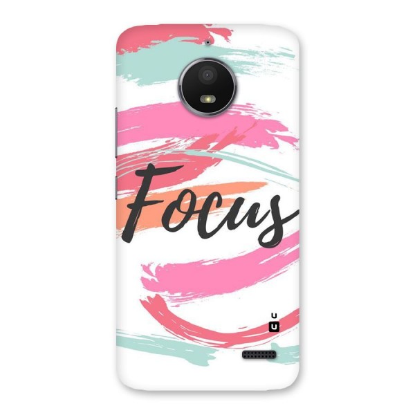 Focus Colours Back Case for Moto E4