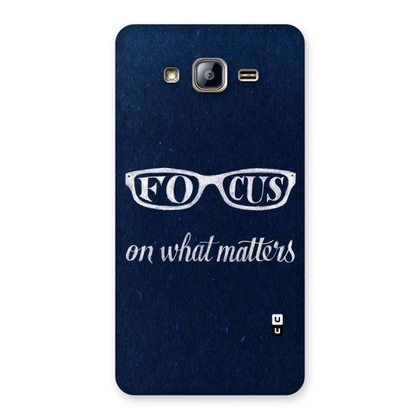 Focus Matters Back Case for Galaxy On5