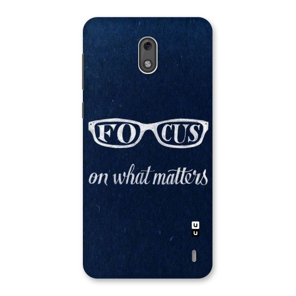 Focus Matters Back Case for Nokia 2