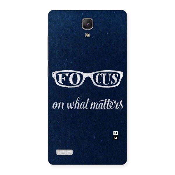 Focus Matters Back Case for Redmi Note