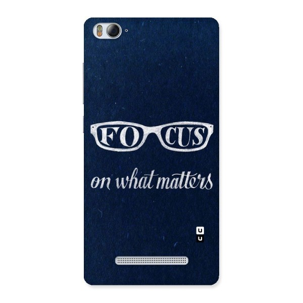 Focus Matters Back Case for Xiaomi Mi4i