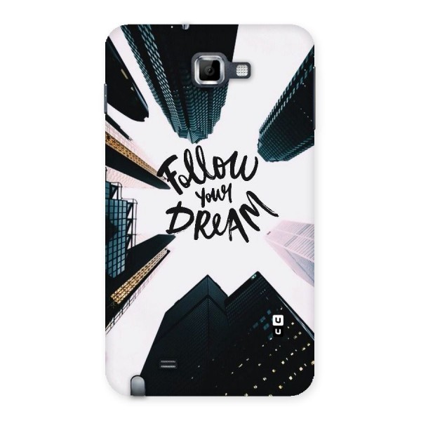 Follow Dream Back Case for Galaxy Note