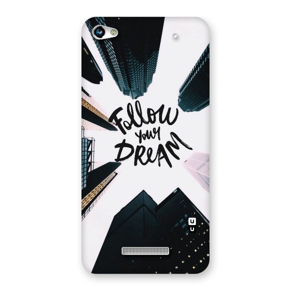 Follow Dream Back Case for Micromax Hue 2