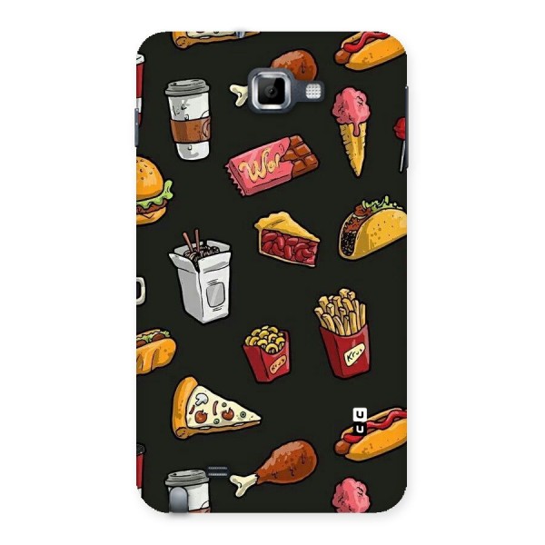 Foodie Pattern Back Case for Galaxy Note