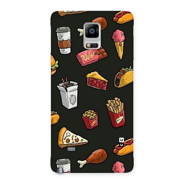 Foodie Pattern Back Case for Galaxy Note 4