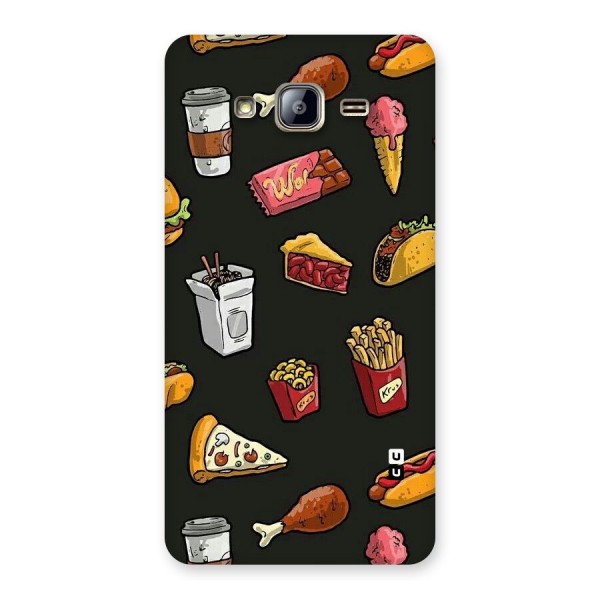 Foodie Pattern Back Case for Galaxy On5